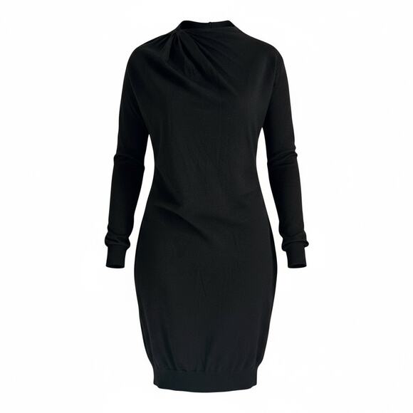 Lanvin Black Sweater Dress size XS Wool Cashmere Silk blend - Picture 13 of 13